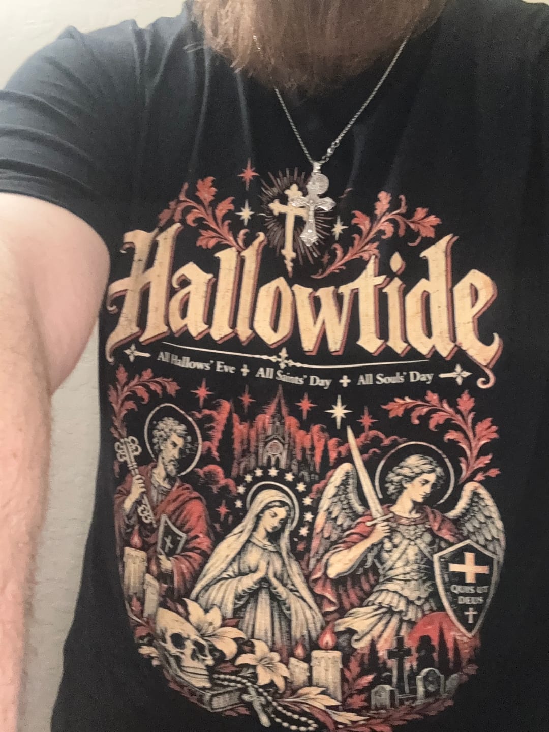 Customer photo review of Hallowtide Spooky T-Shirt