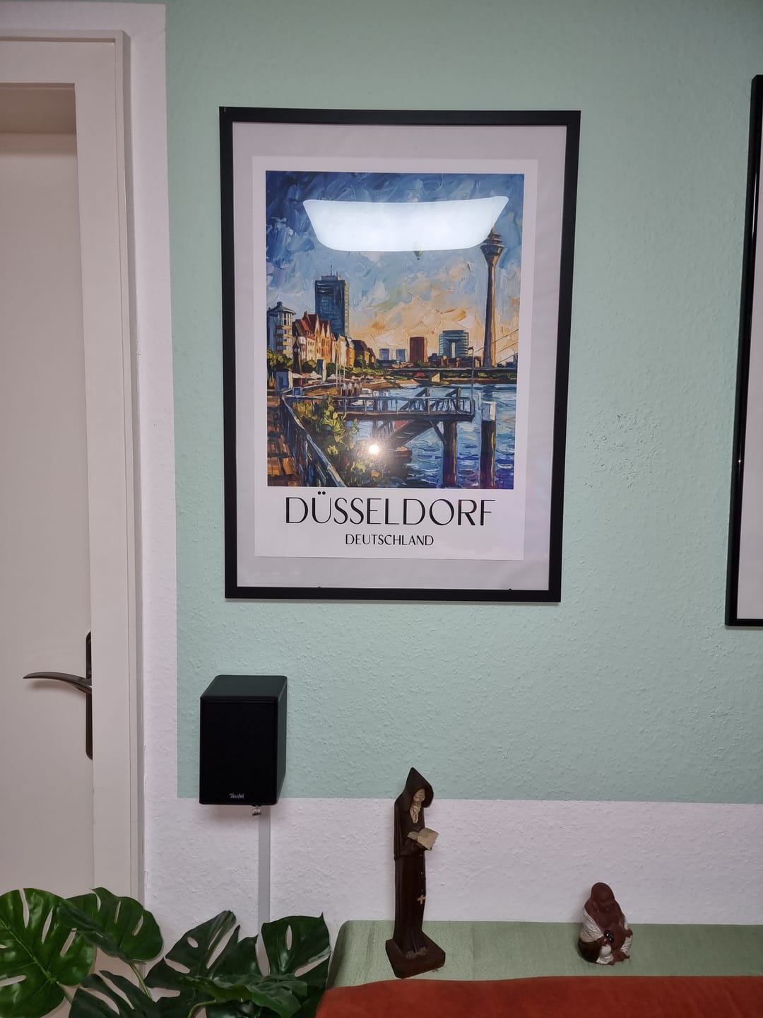 Customer photo review of Düsseldorf Poster - - Deutschland Kunstdruck - Ölgemälde von A4 bis A1