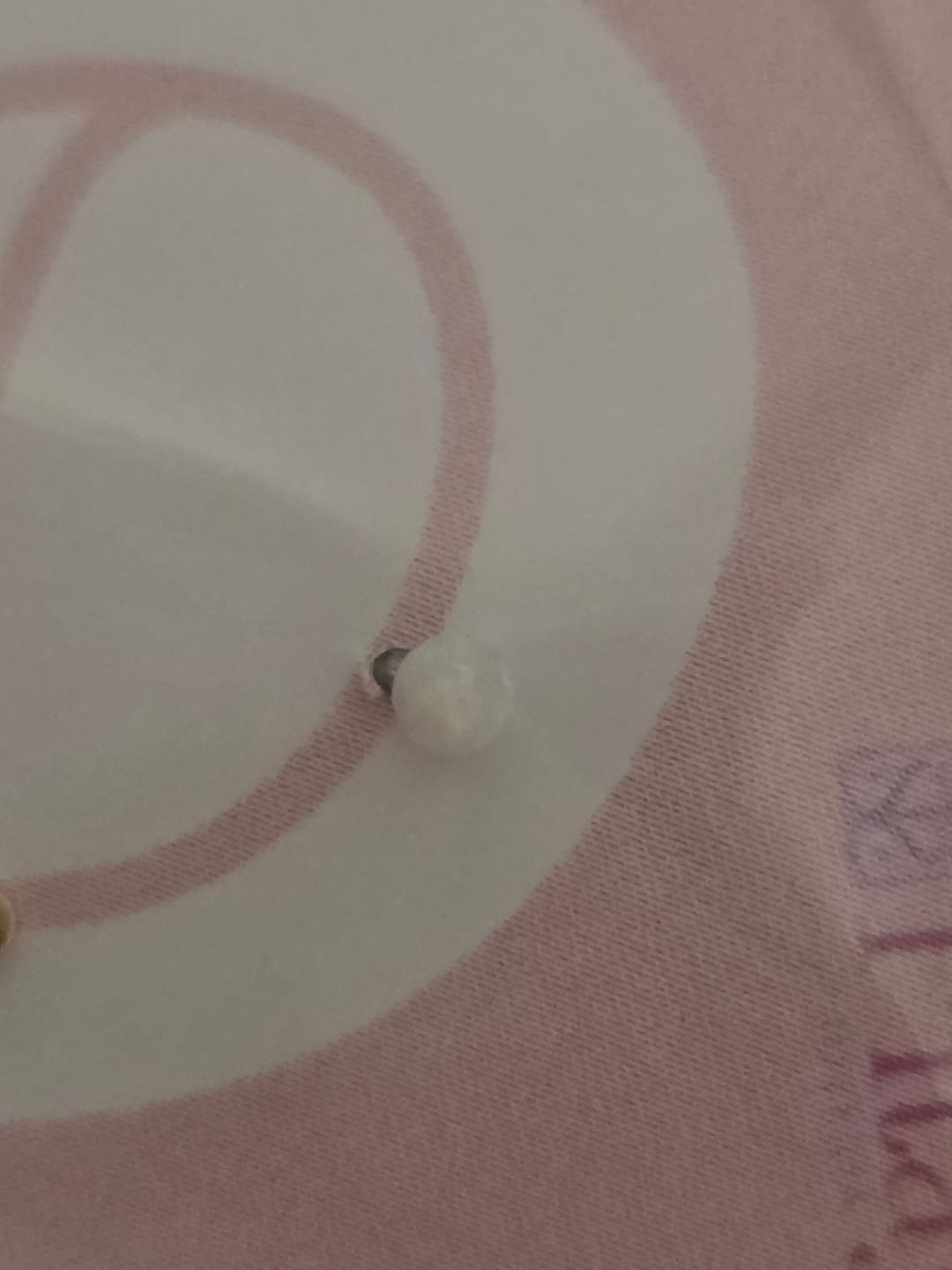 Customer photo review of Piercing Opal Glow 1era Perforación Titanio