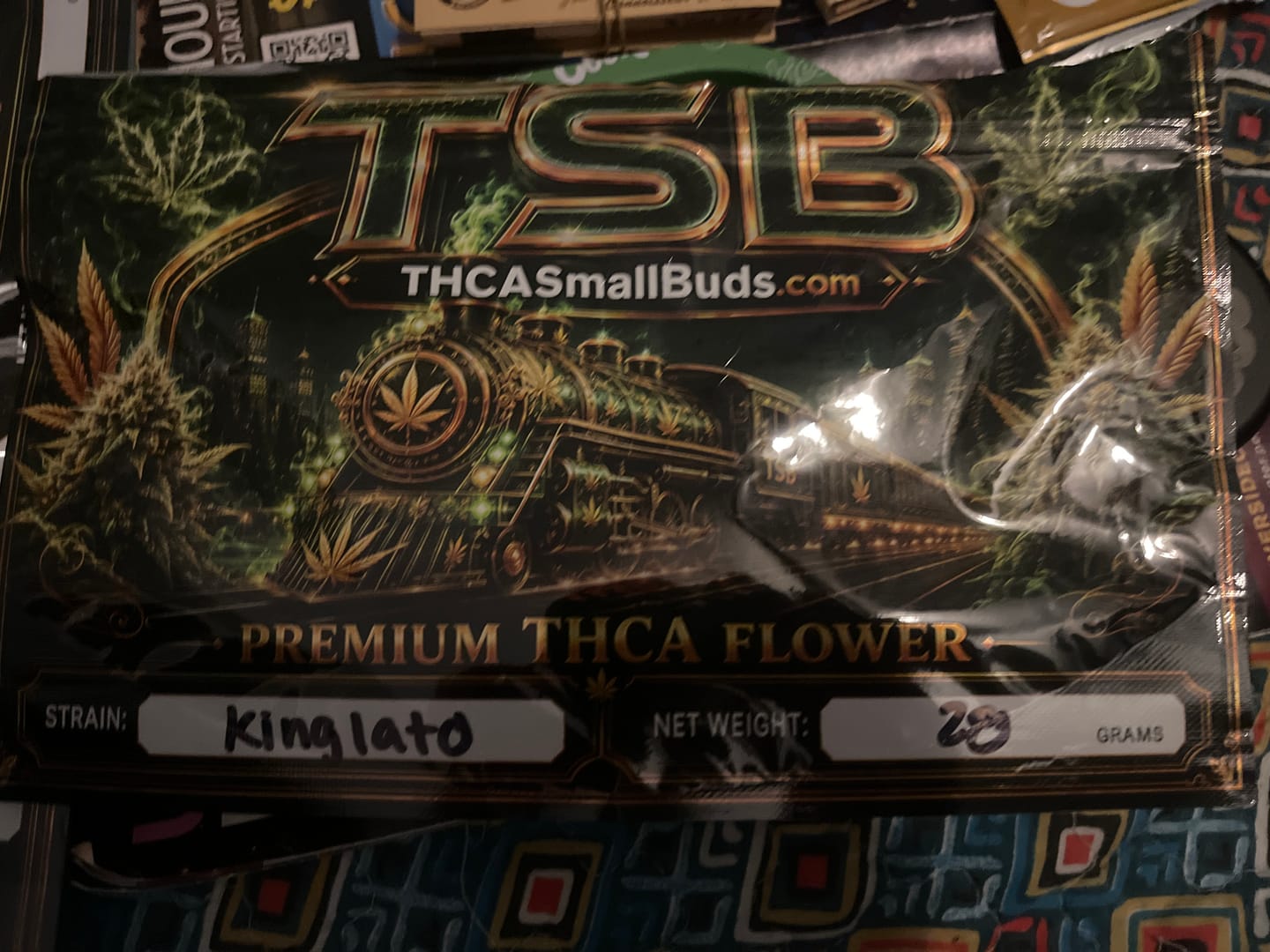 Customer photo review of Kinglato THCA Flower