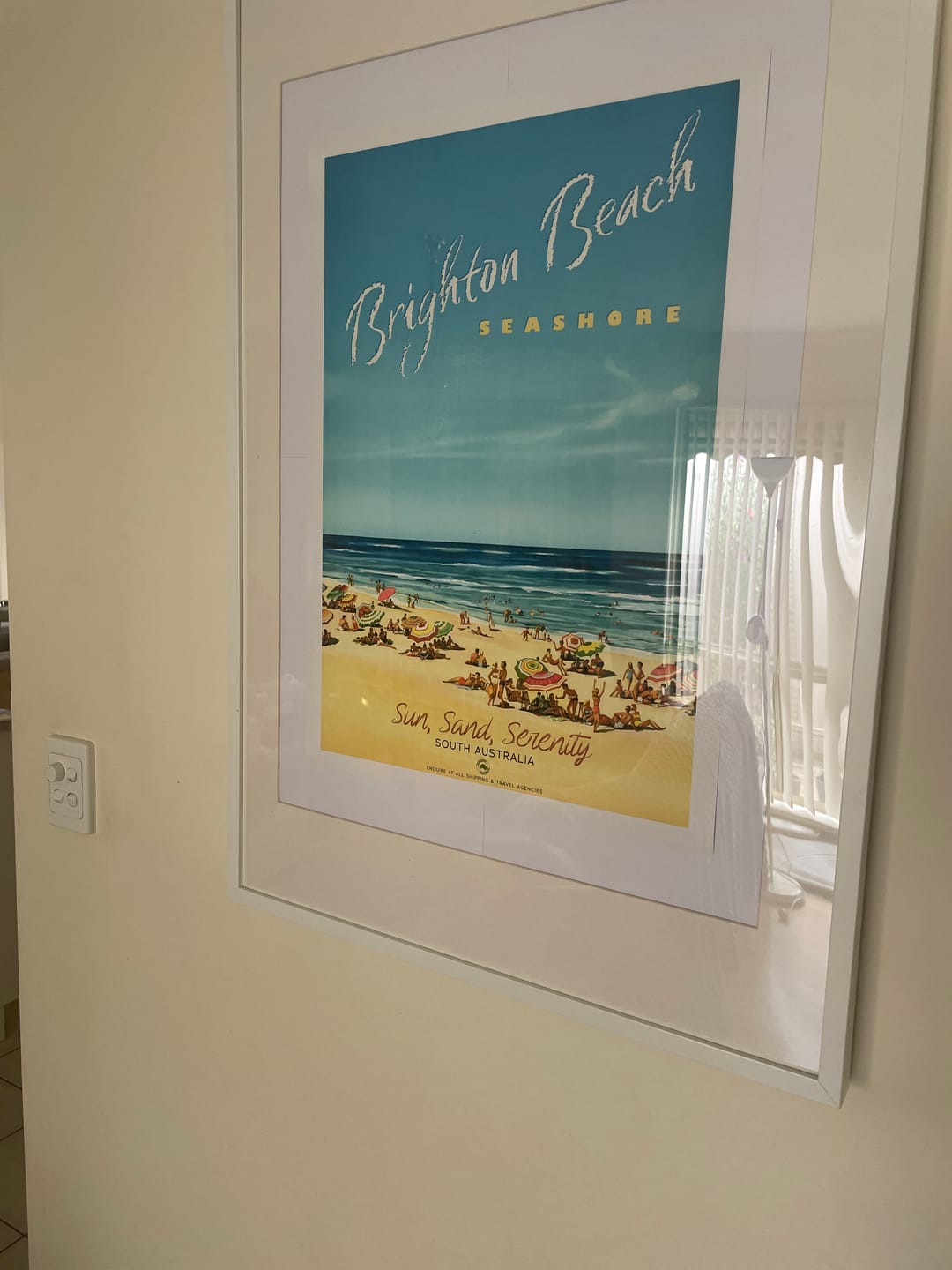 Customer photo review of Custom Beach Wall Art Print | Noosa Heads or Your Own Favourite Beach