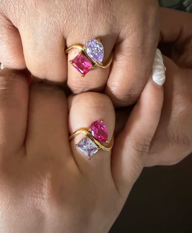 Customer photo review of Birthstone Rings