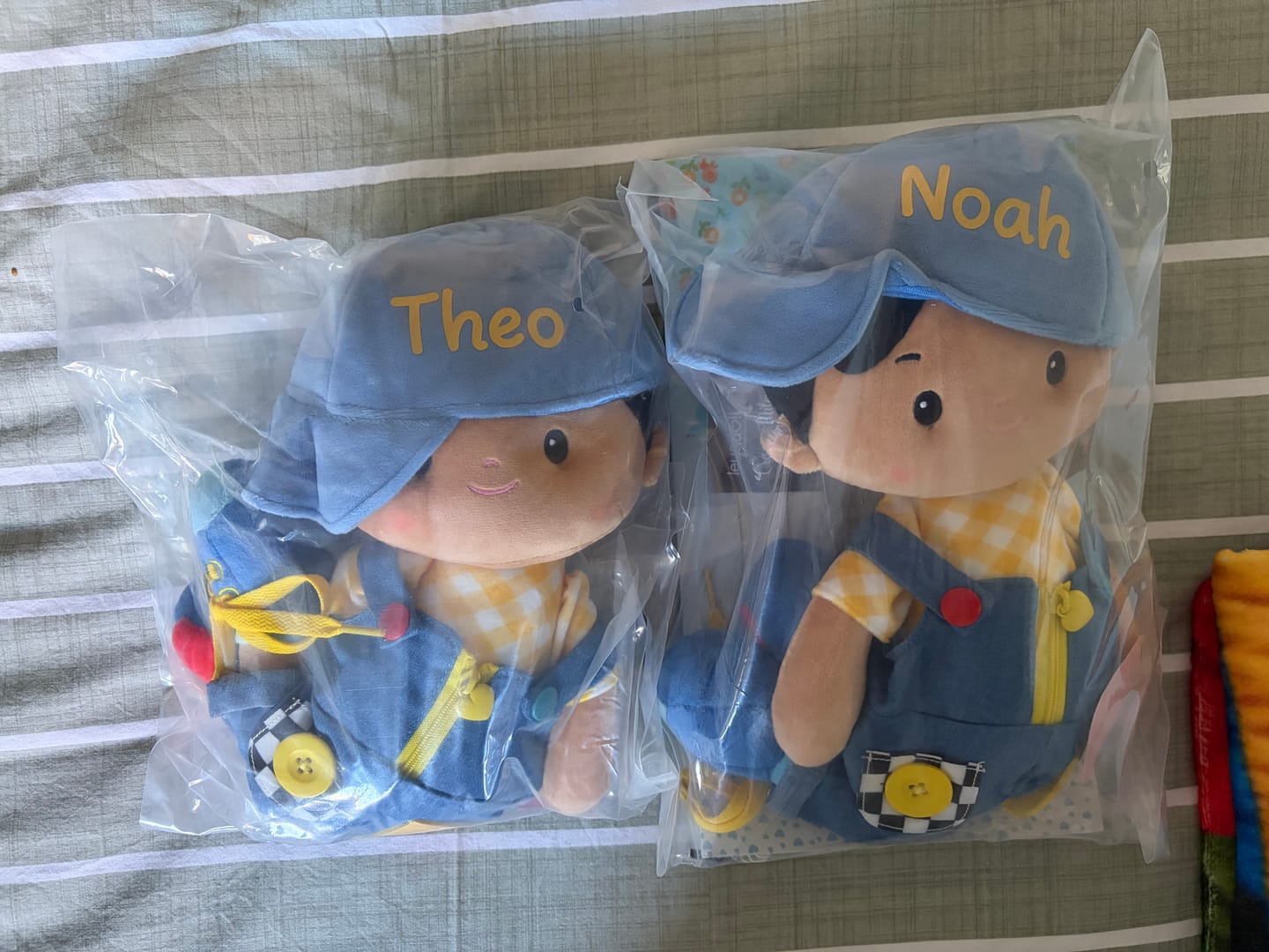 Customer photo review of Personalized Crayon Miles - Montessori Boy