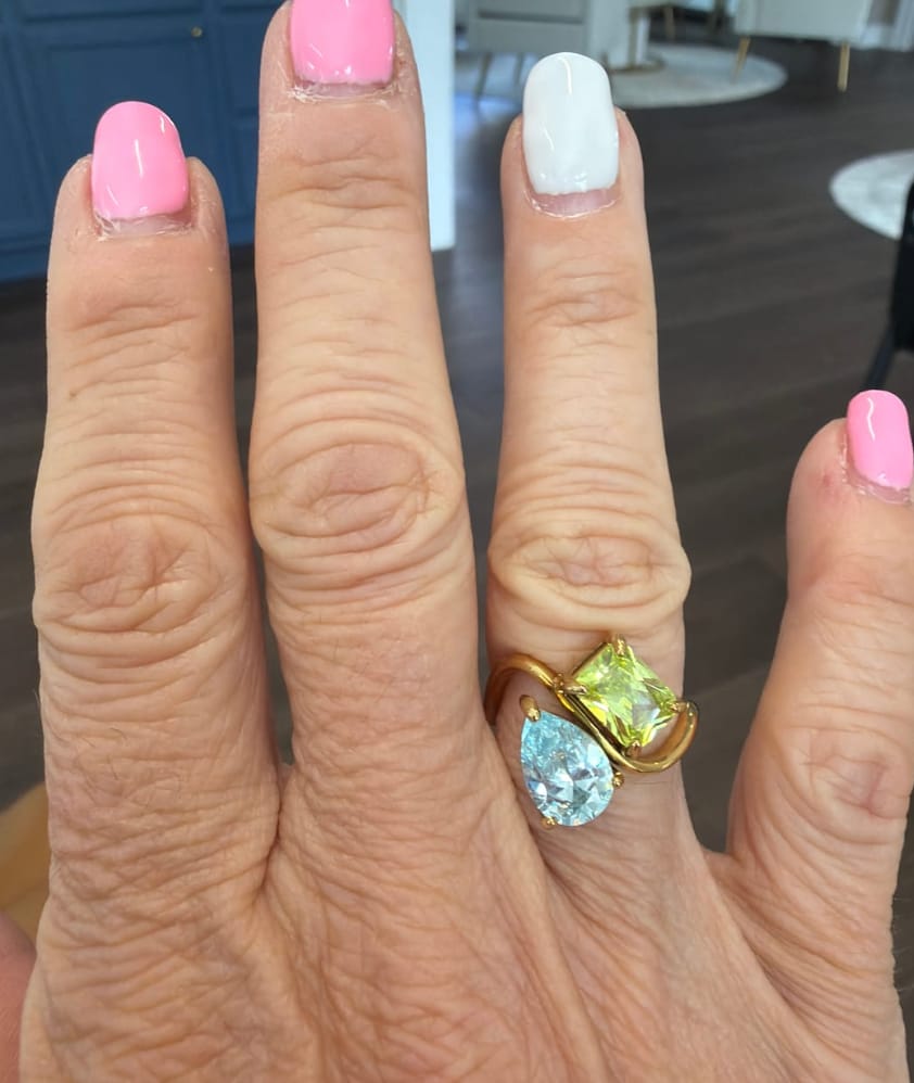 Customer photo review of Birthstone Rings