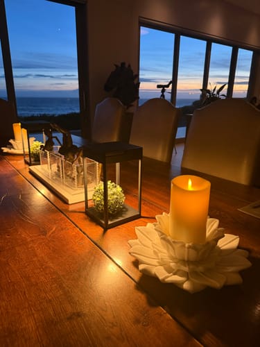 Customer photo review of Luxury Metal Solar Lantern