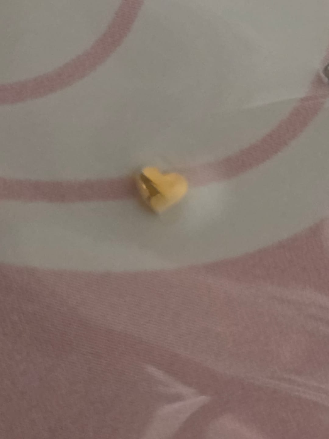 Customer photo review of Piercing de Corazón Titanio 1ra Perforación