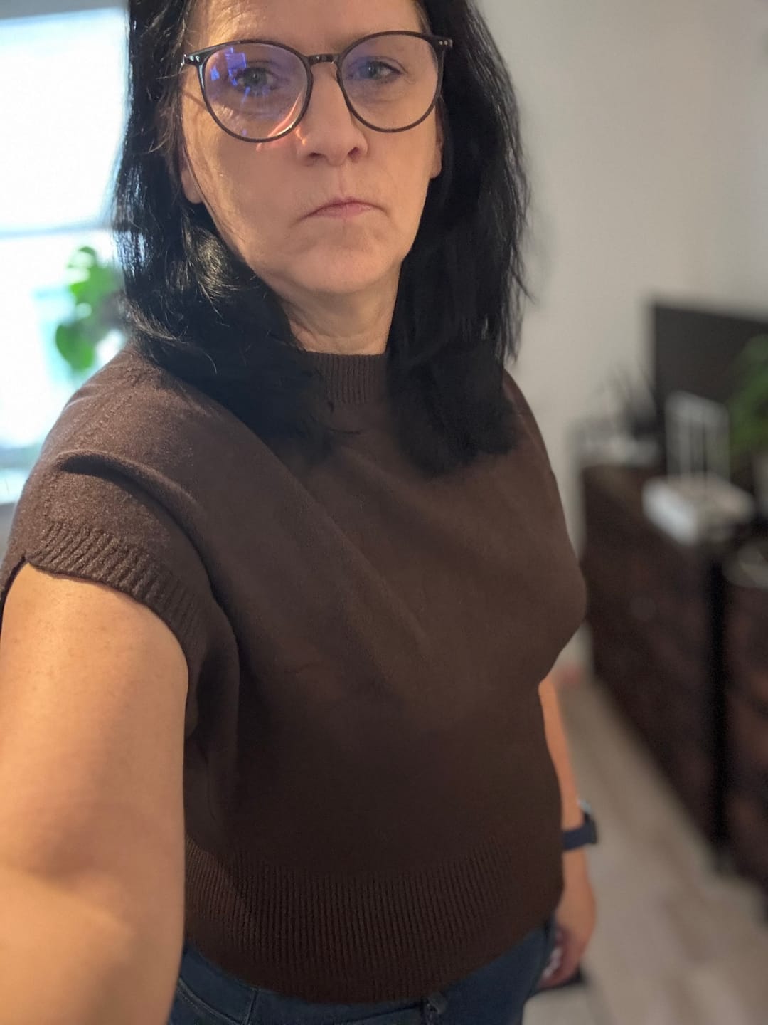Customer photo review of Ärmelloses Knit-Top