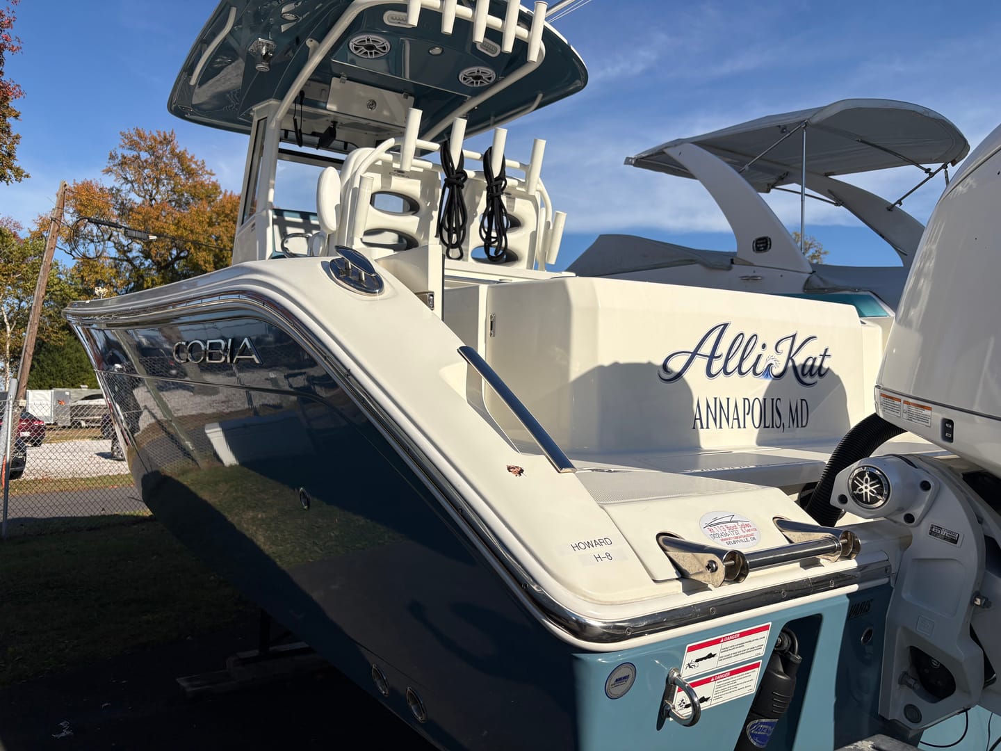 Customer photo review of Boat Logo Decal