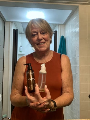 Customer photo review of Evora Botanical Shower Oil™