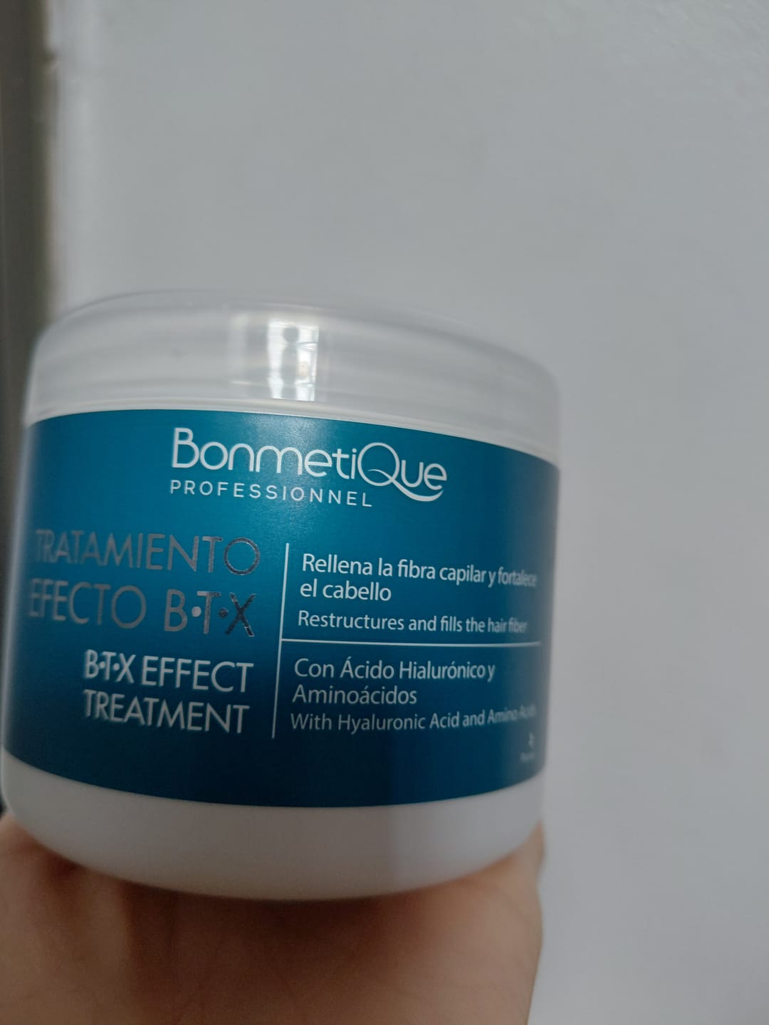 Customer photo review of Tratamiento Capilar Ácido Hialurónico Bonmetique