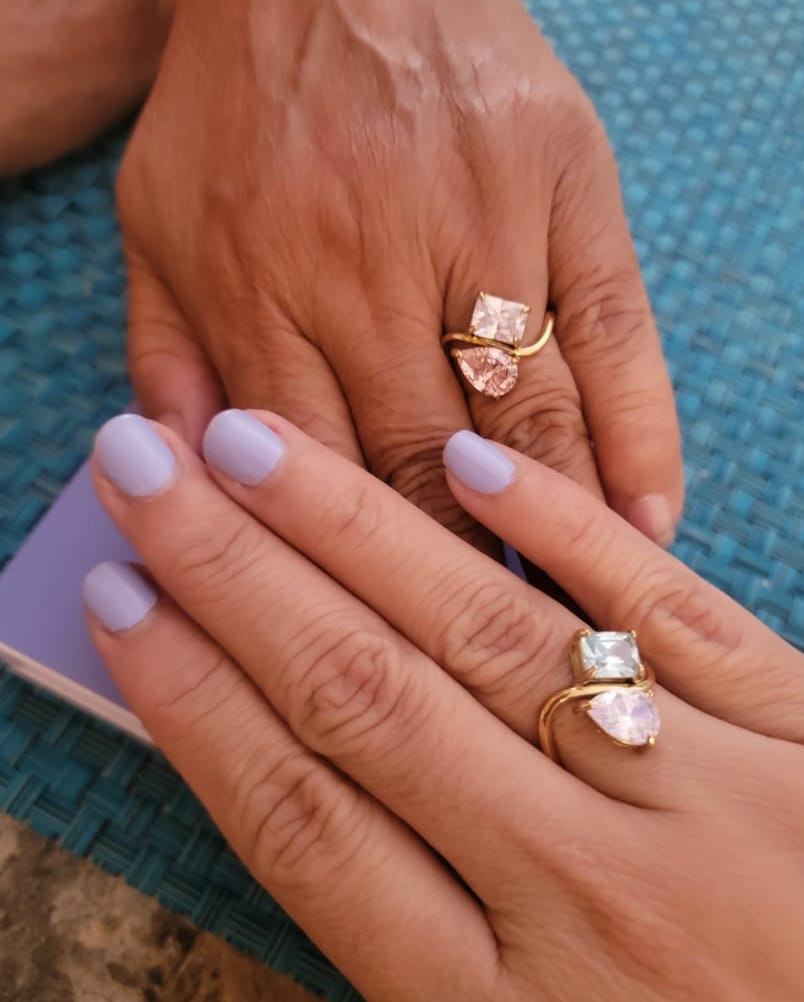 Customer photo review of Birthstone Rings