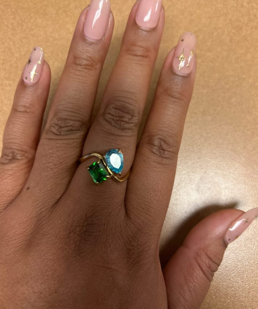 Customer photo review of Birthstone Rings