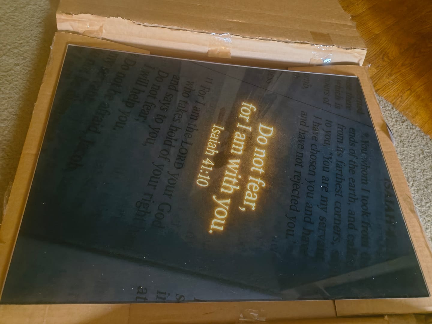 Customer photo review of Do Not Fear