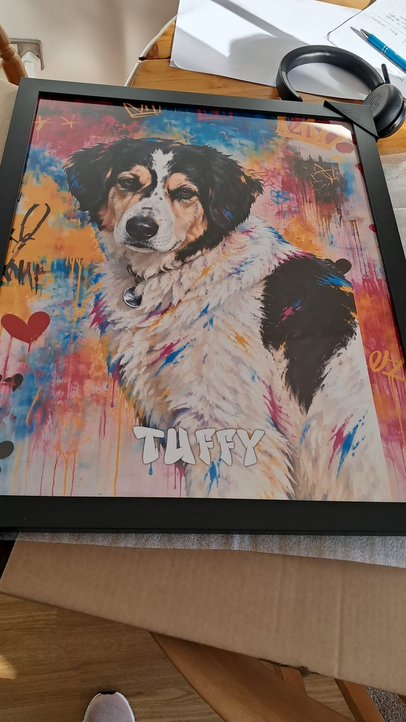 Customer photo review of Personalised Poster - Graffiti
