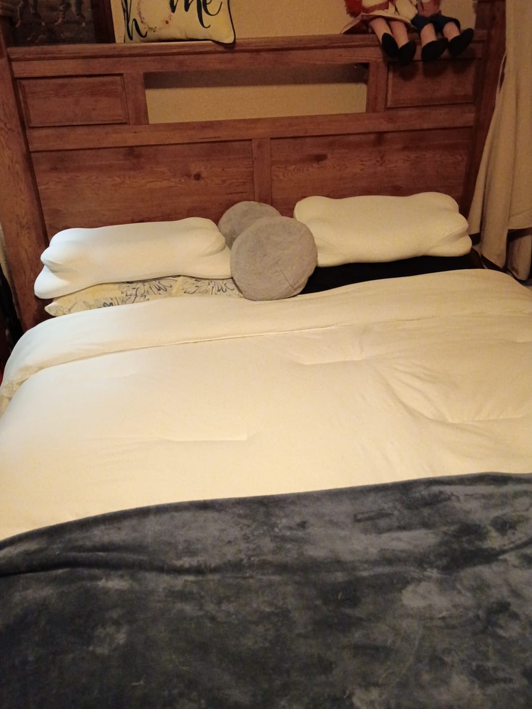 Customer photo review of MarshMellow Comforter