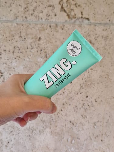 Customer photo review of Original Mint Toothpaste