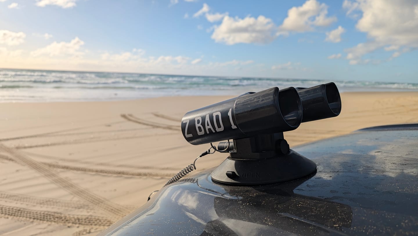 Customer photo review of ZBAD1 - Super Suction Mount Rod Holder