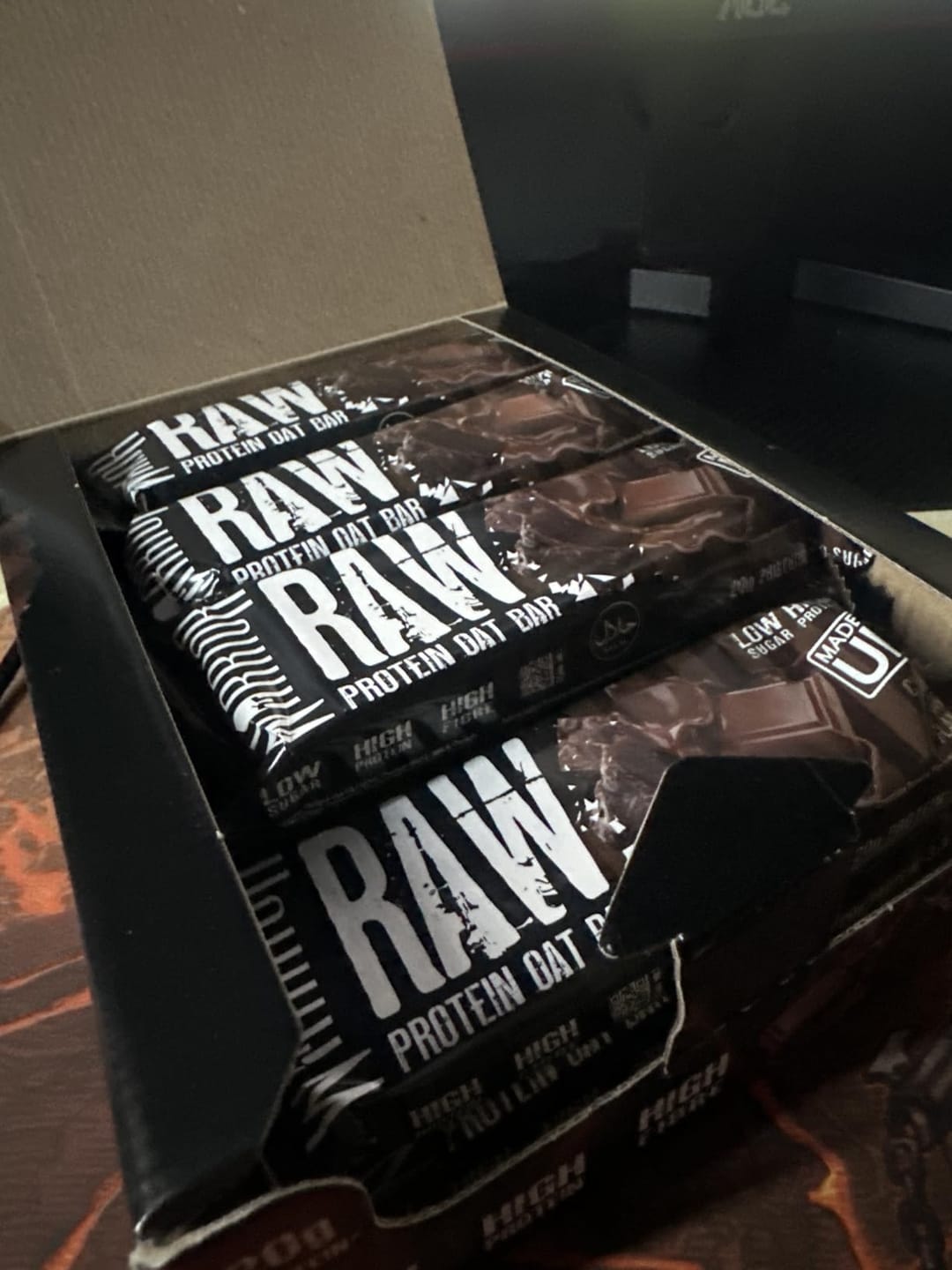 Customer photo review of Warrior RAW Protein Bar - 12 x 75g Bars