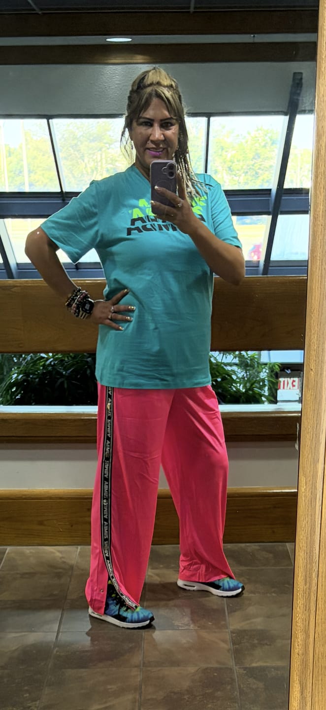 Customer photo review of Dale-Z Tapered Pants With Front Snaps
