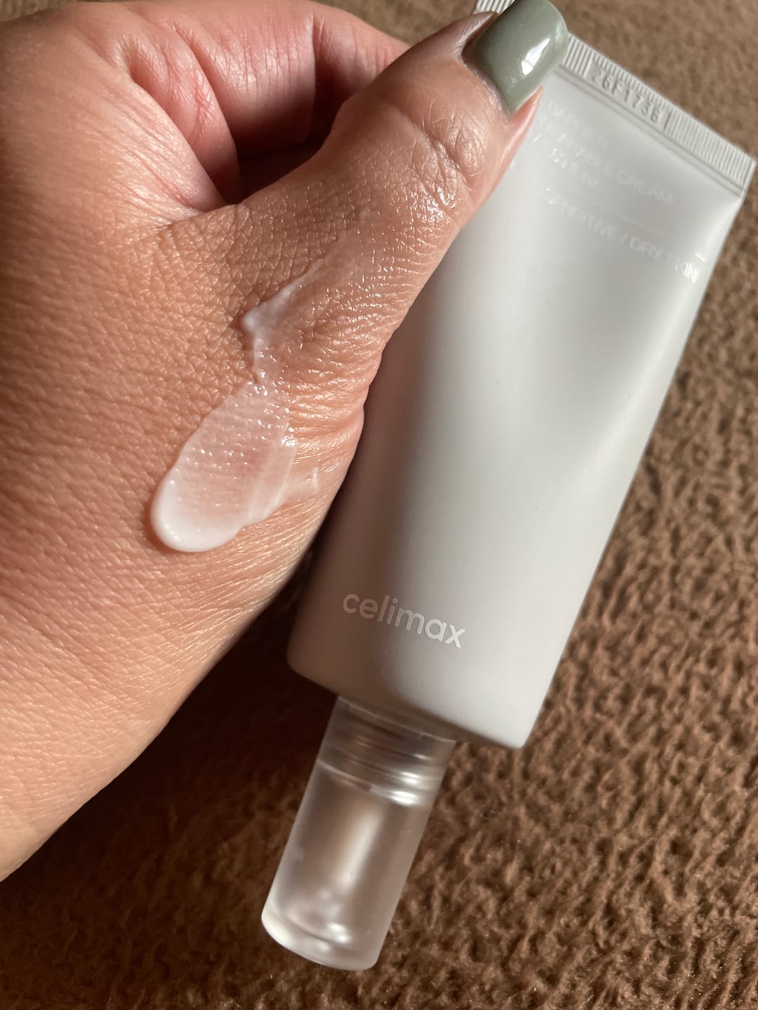 Customer photo review of Aizsargbarjeru nodrošinošs krēms ar keramīdiem Celimax Dual Barrier Skin Wearable Cream