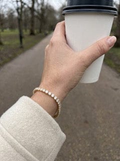 Customer photo review of Moissanite Tennis Bracelet - 3mm