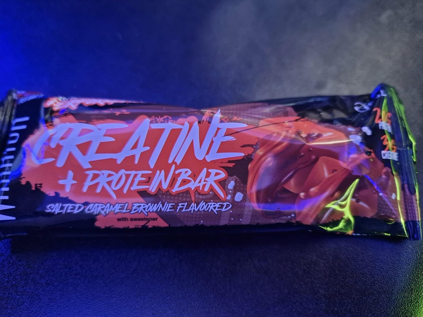 Customer photo review of Warrior Creatine Protein Bars - 12 Bars - Strength + Muscle + Recovery
