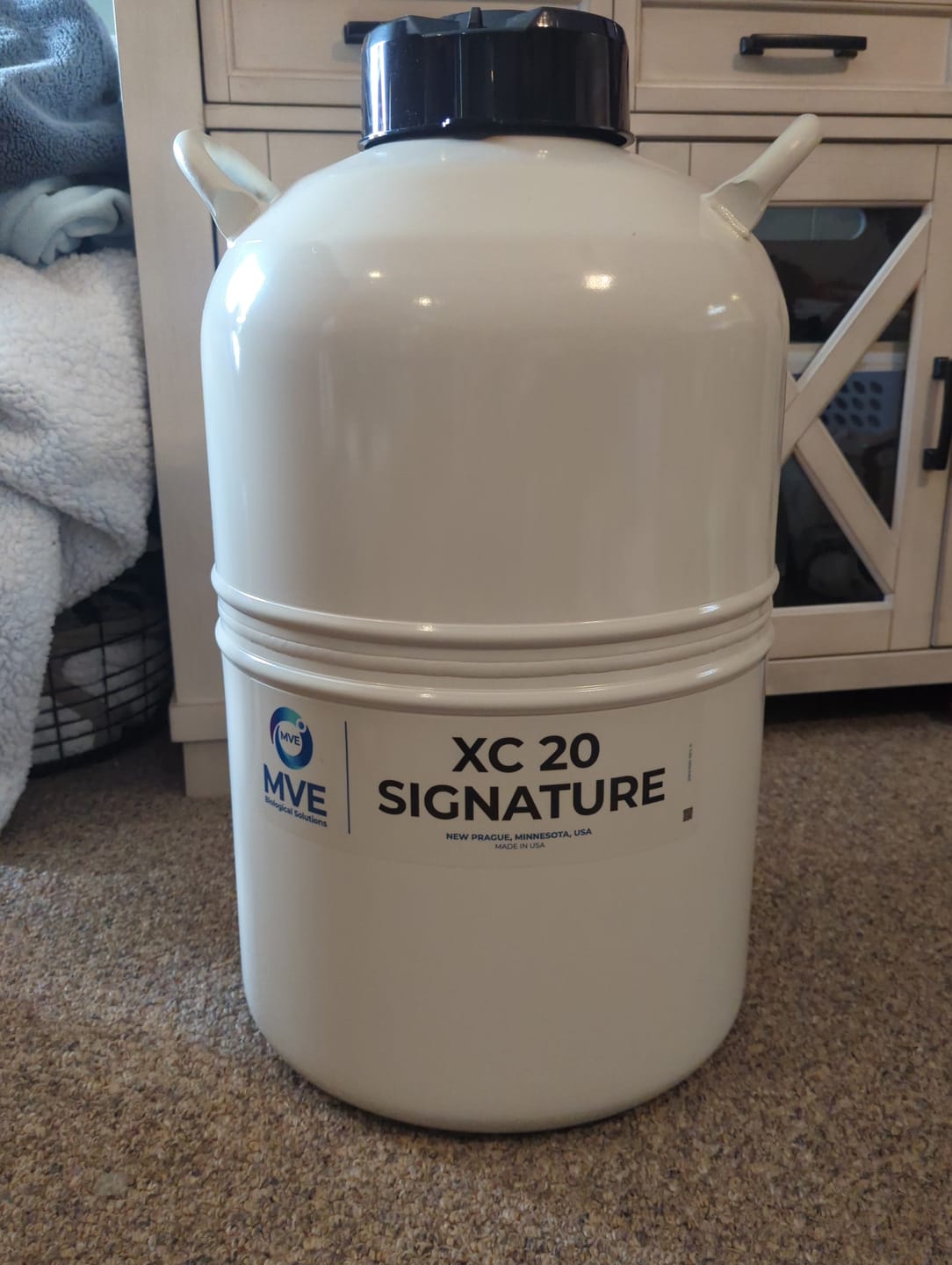 Customer photo review of MVE XC 20 Signature - 660 Straws/20 weeks - Suggested Tank for New Breeders