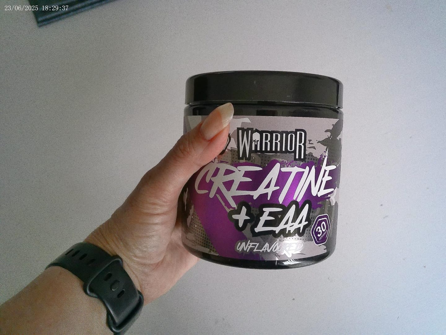 Customer photo review of Warrior Creatine Plus EAA (Unflavoured)