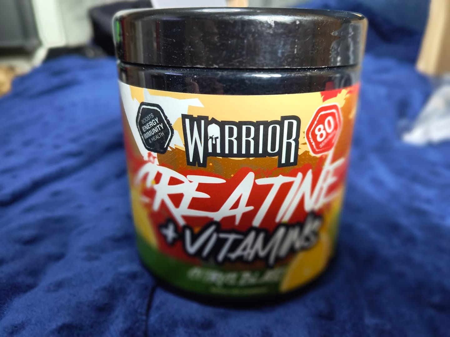 Customer photo review of Warrior Creatine Plus Vitamins