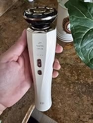 Customer photo review of ThermaLift™ Facial Massager
