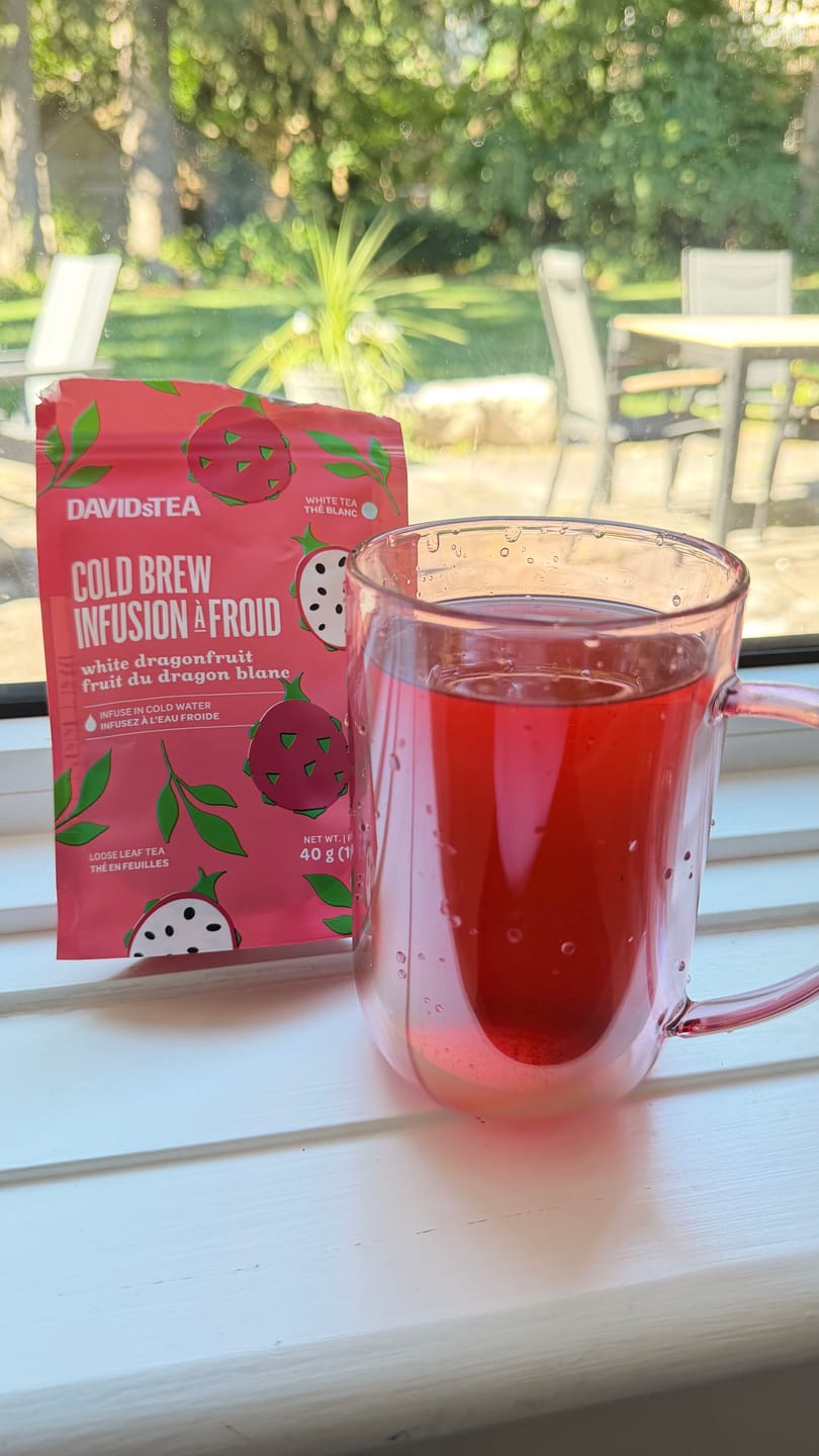 Customer photo review of White Dragonfruit Cold Brew Tea