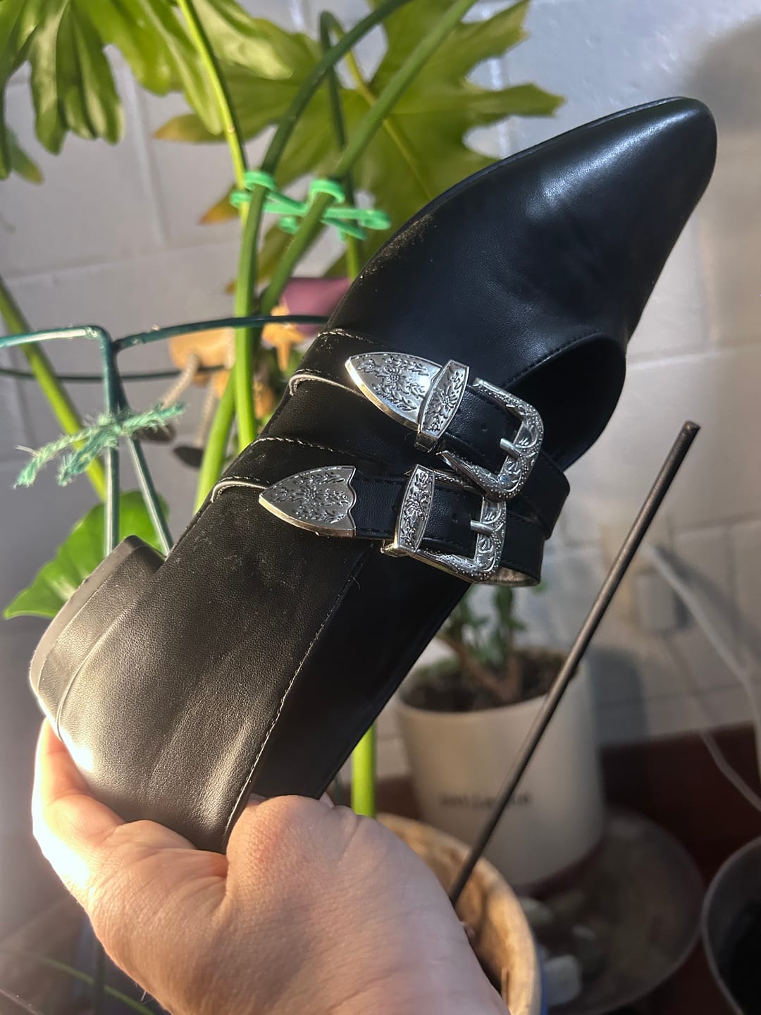 Customer photo review of MARIUS-BLACK WESTERN BALLET FLAT