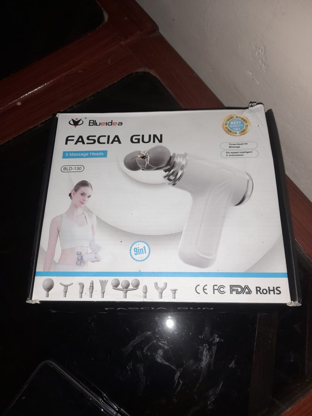 Customer photo review of Blueidea 9-in-1 Facial Massager
