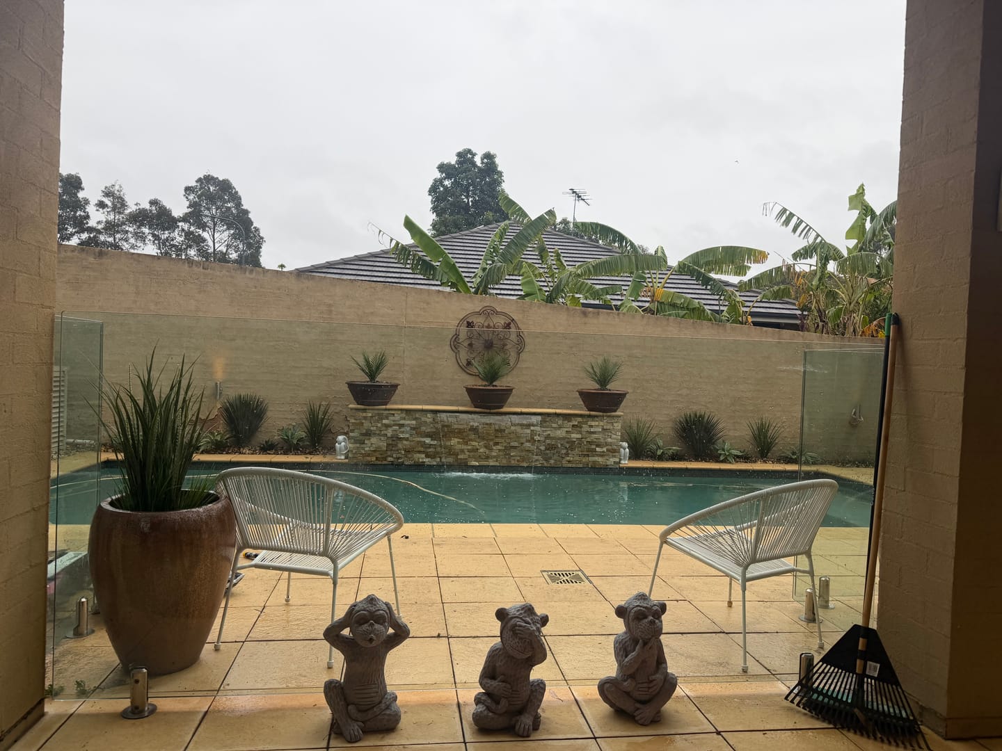 Customer photo review of Potted Artificial Long Grass (Yucca Grass) 75cm UV Resistant