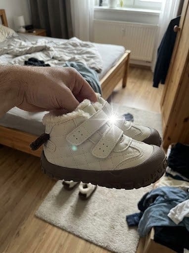Customer photo review of Flausch Tretter Winterstiefel | Warme Fleece Schuhe für erste Schritte