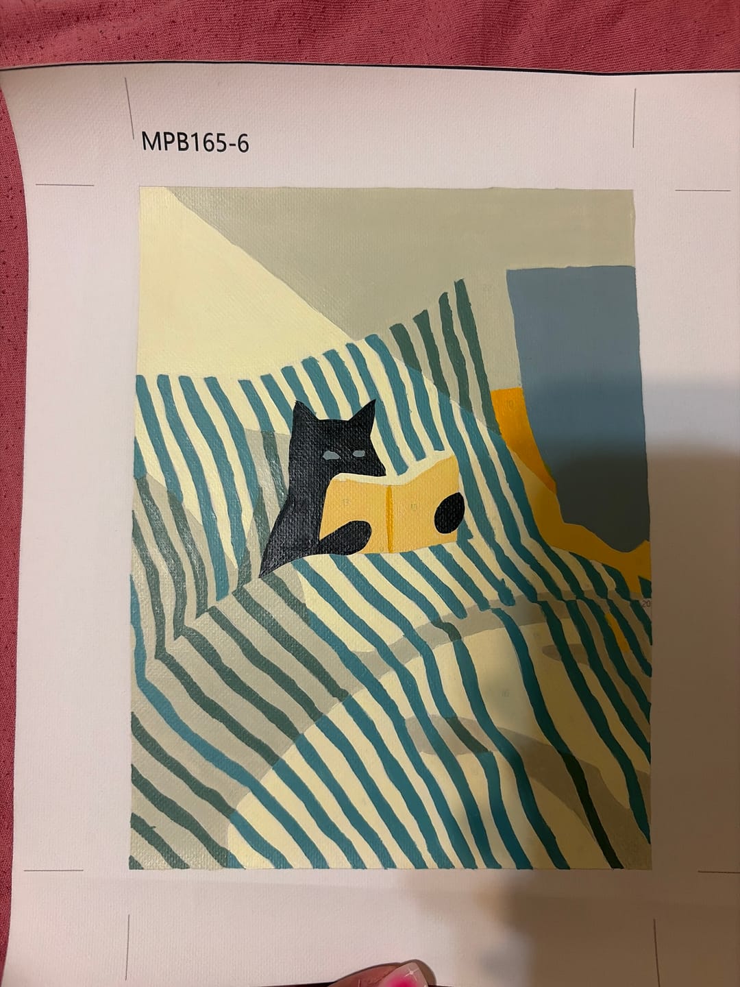 Customer photo review of Surprise Painting | Paint by Numbers