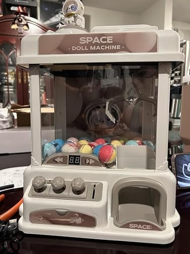Customer photo review of Kids Mini Claw Machine with Flash Lights and Music