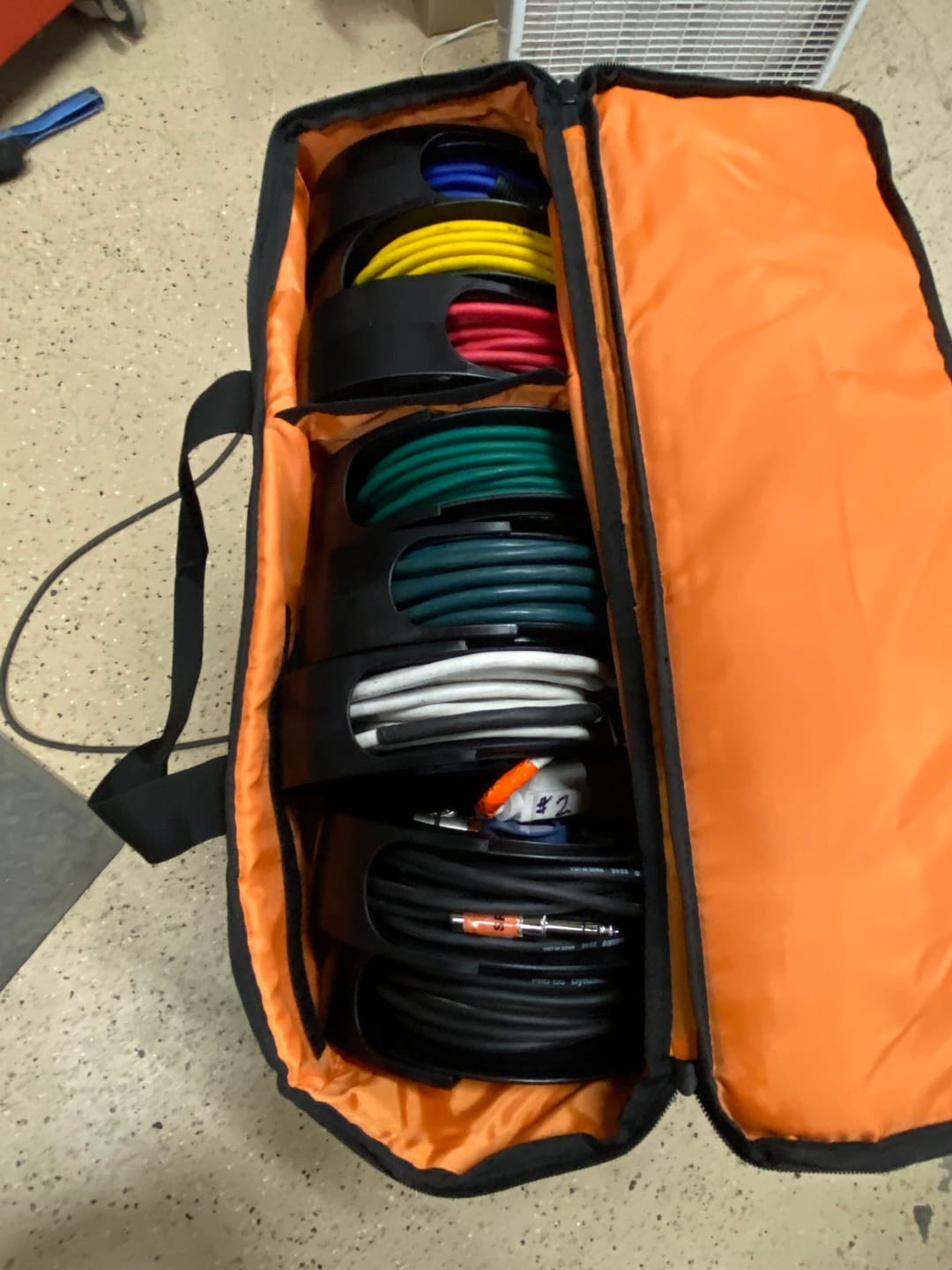 Customer photo review of Wrap Rabbit: Simplify Your Cable Chaos
