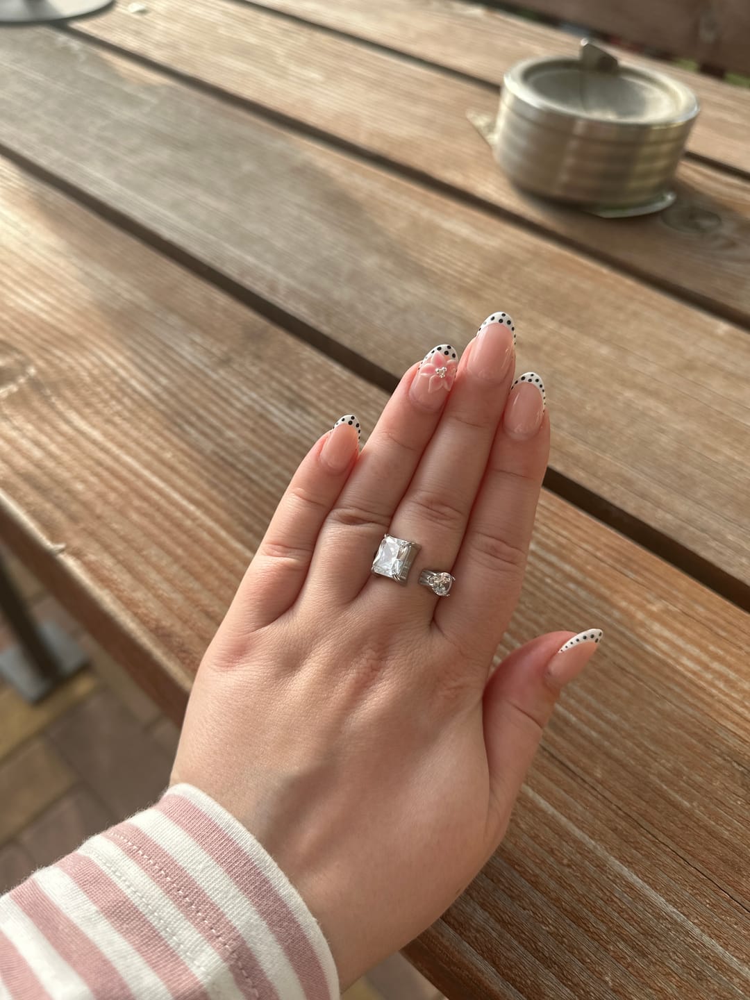 Customer photo review of Cube Victoria Ring 14K Vergoldet