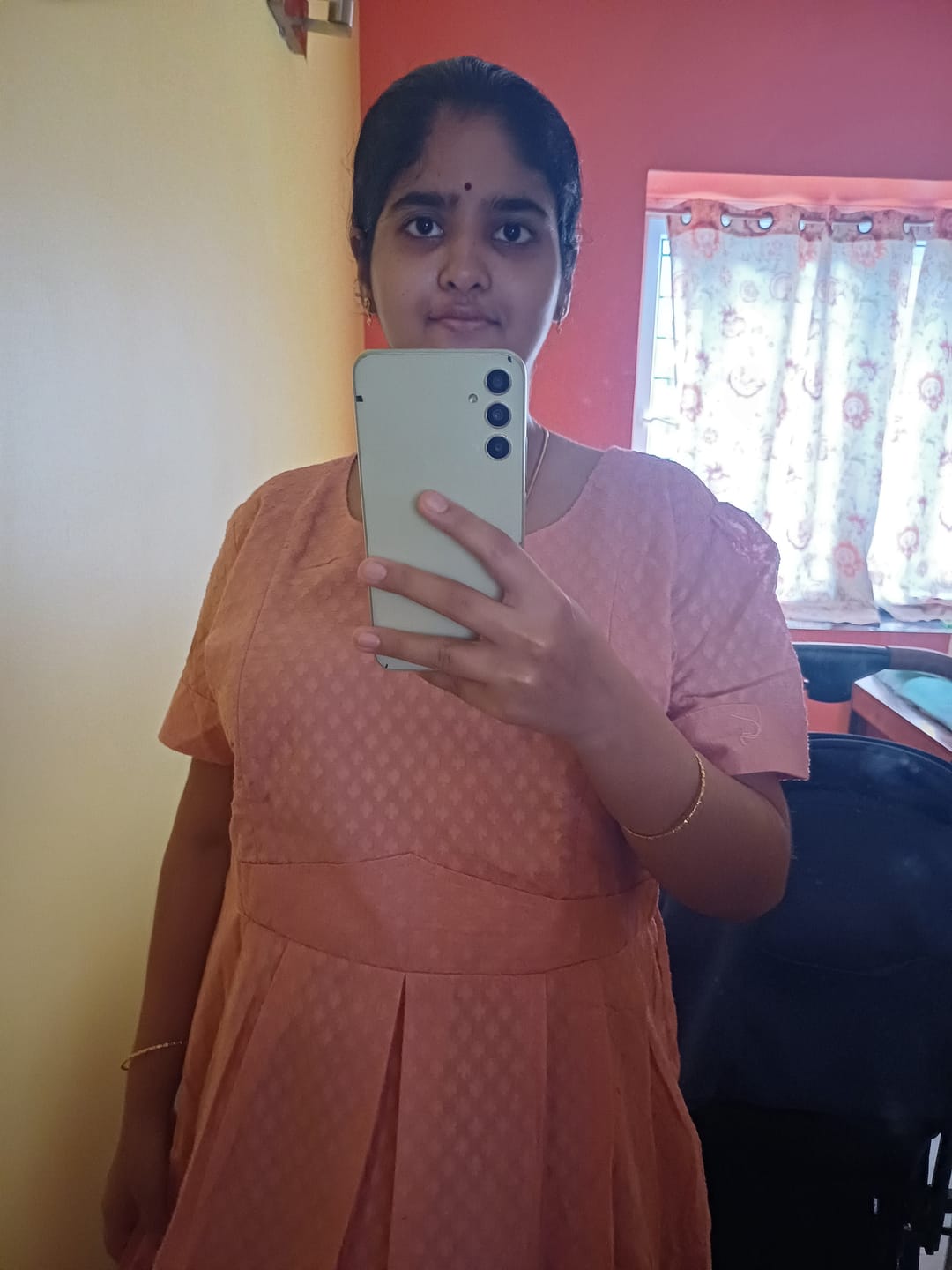 Customer photo review of Sun kissed Maternity Feeding Dress