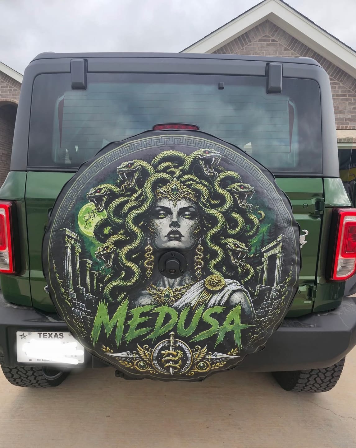 Customer photo review of CUSTOM Ford Bronco Tire Cover