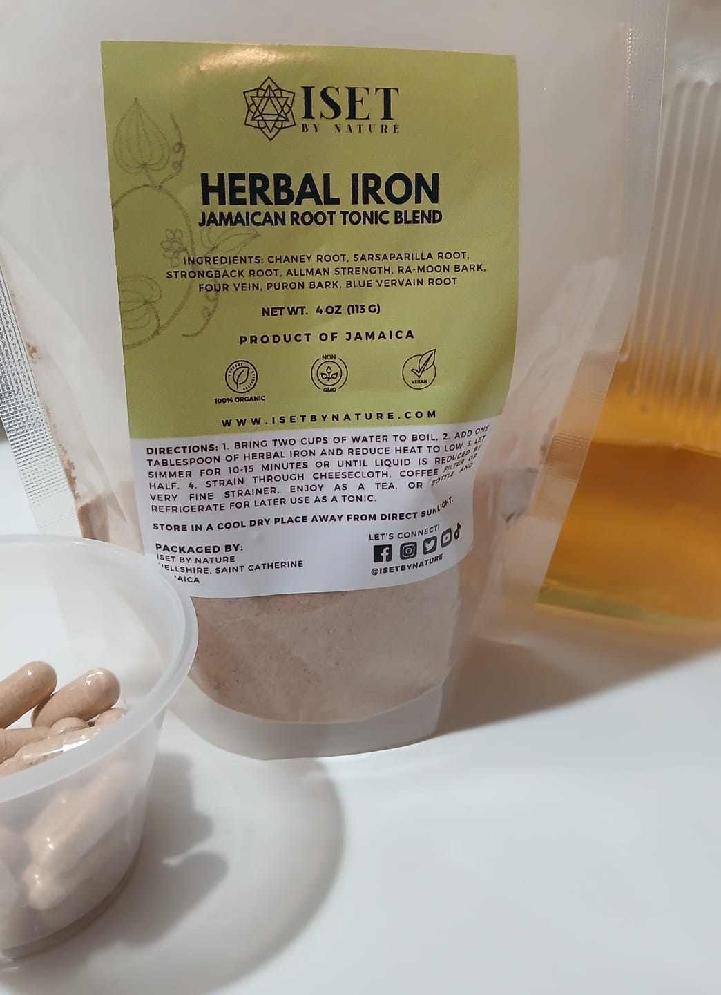 Customer photo review of Herbal Iron Roots™ Formula