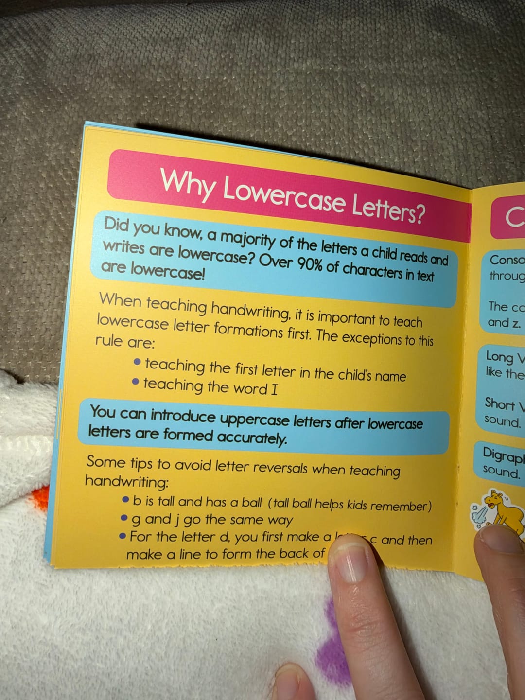 Customer photo review of Bjorem Better Letters™ with The Laurie Berkner Band Card Deck