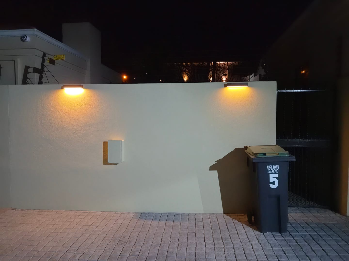 Customer photo review of Solar Wall Light with Motion Sensor