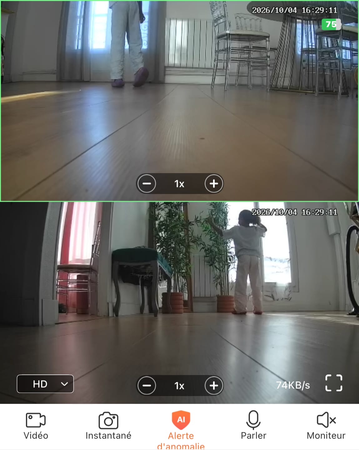 Customer photo review of Caméra chat et chien sans abonnement – Robot mobile à double caméra, laser, friandises et vision nocturne – PawCam Feeder