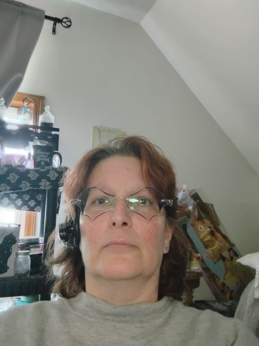 Customer photo review of Batty Eyeglasses