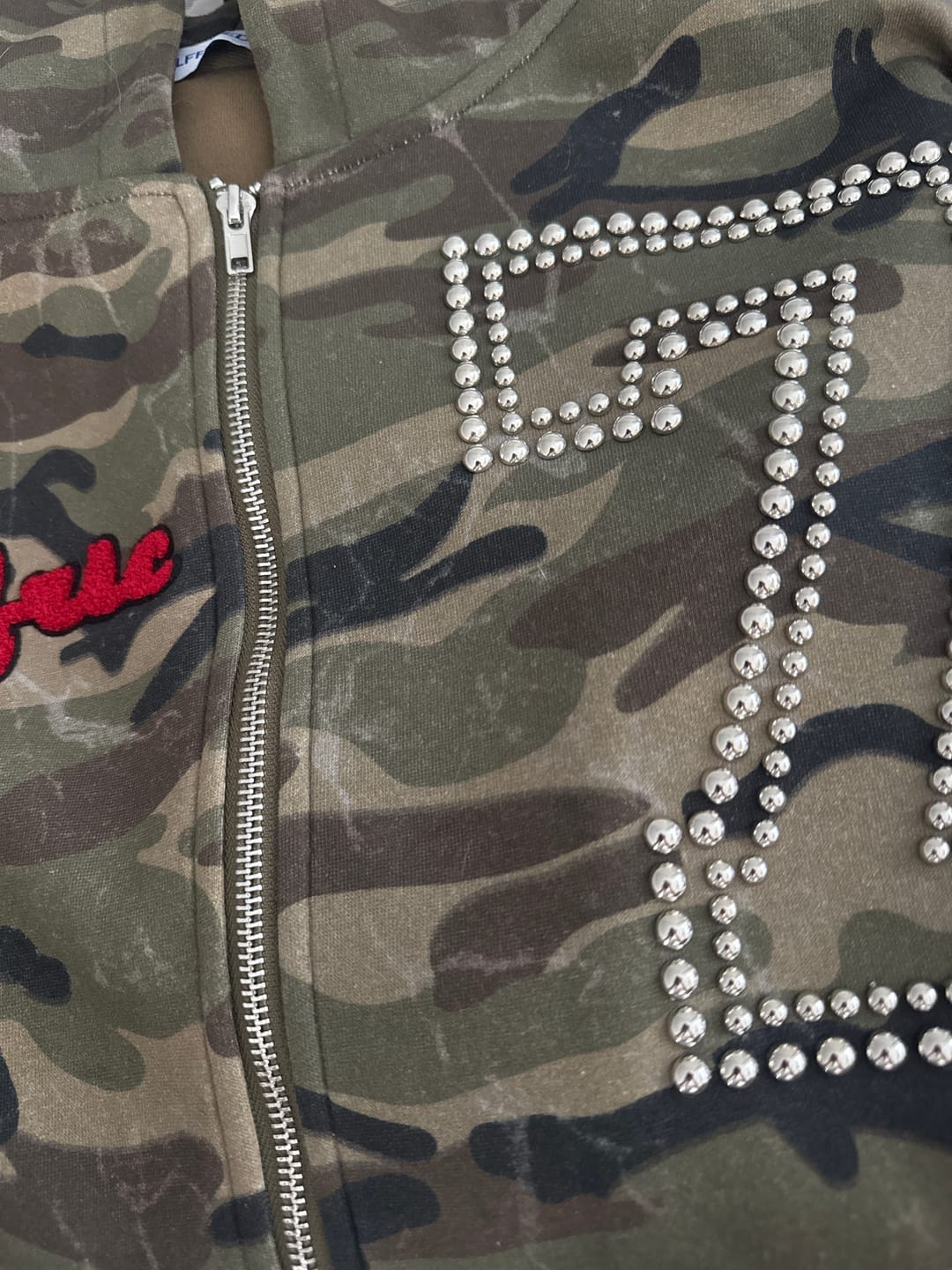 Customer photo review of Aelfric Eden Camo Zip Up Hoodie