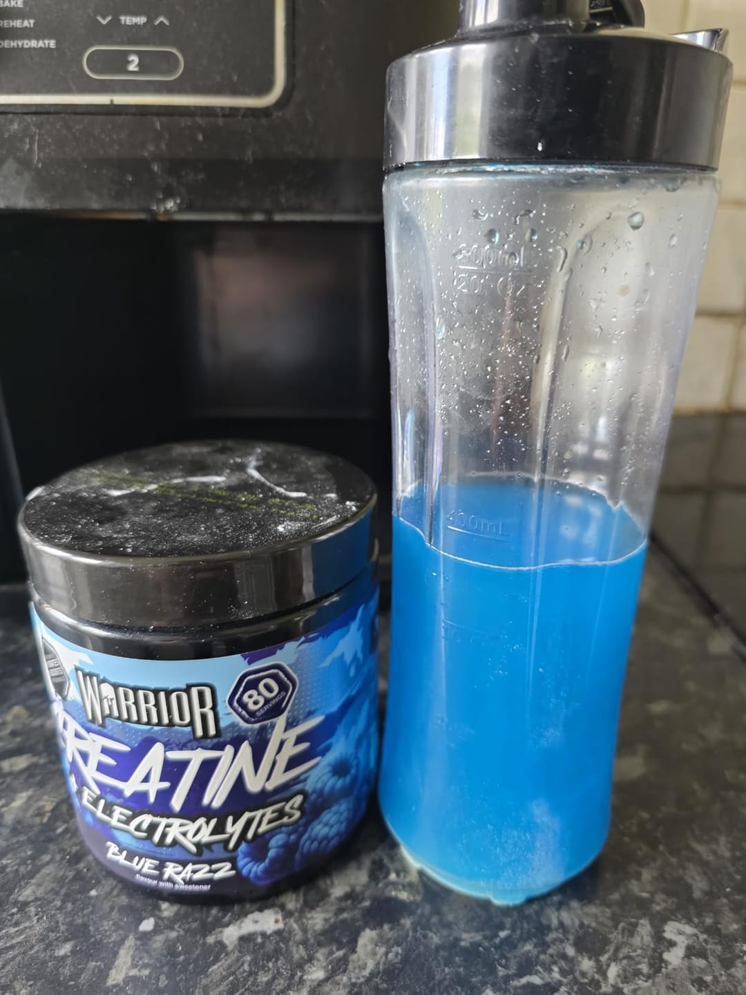 Customer photo review of Warrior Creatine Plus Electrolytes