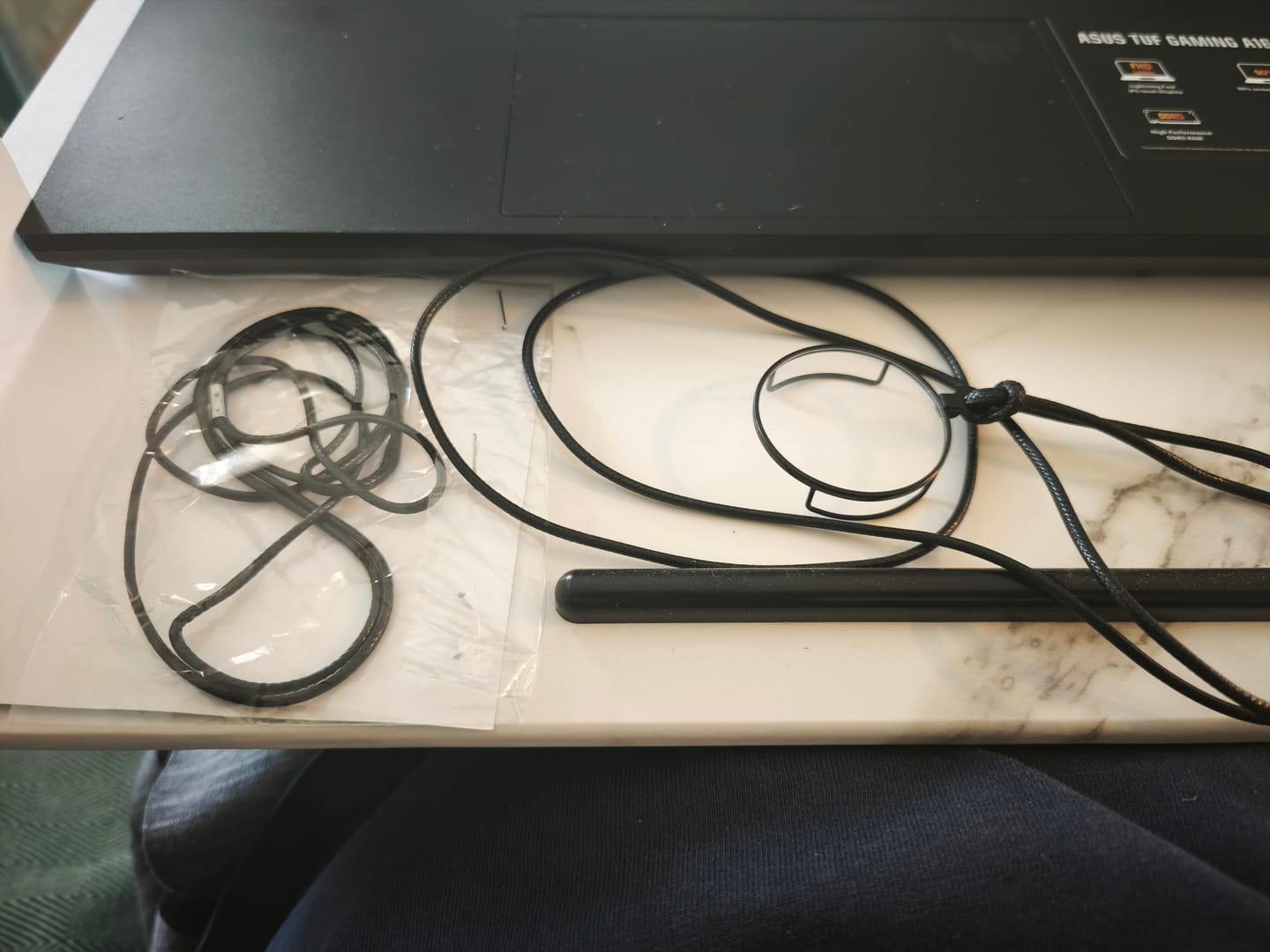 Customer photo review of Black Monocle Cord