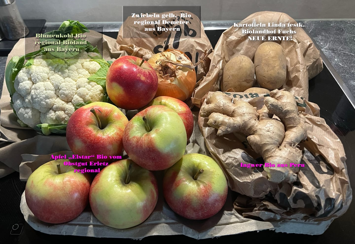 Customer photo review of Blumenkohl Bio regional Bioland aus Bayern